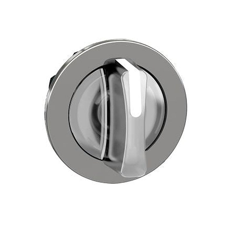 Schneider Electric ZB4 Series 3 Position Illuminated Selector Switch Head, 30 mm Cutout, White Handle, IP66, IP69, IP67