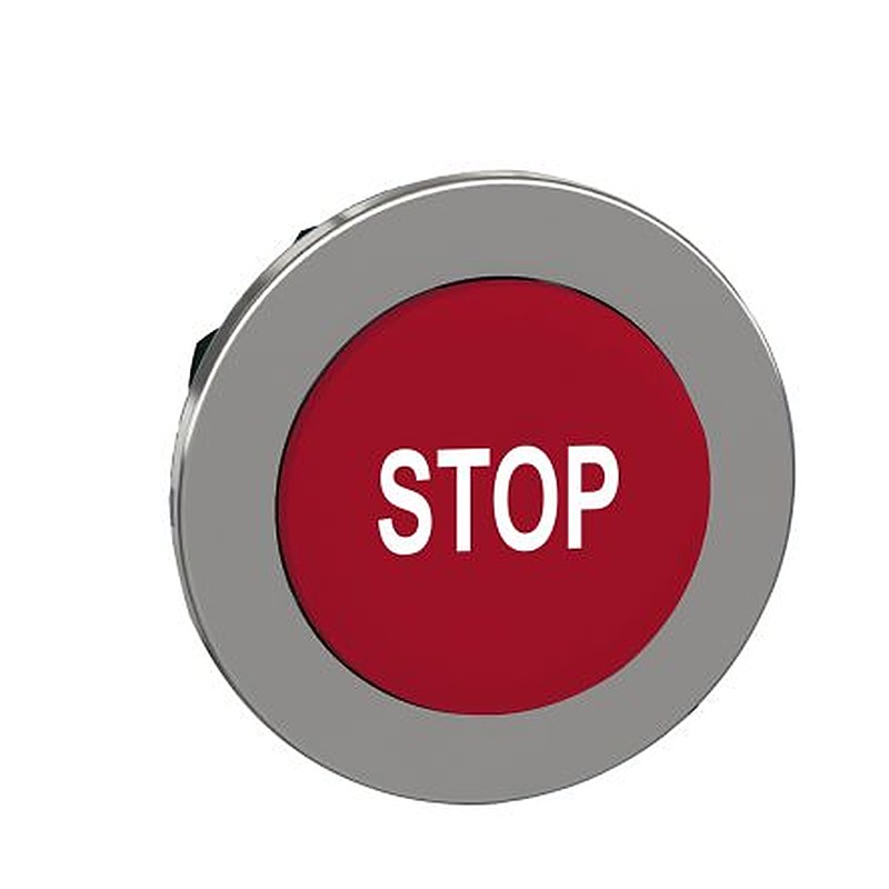 Schneider Electric Harmony XB4 Series Red Momentary Push Button Head, 30 mm Cutout, IP66, IP67, IP69K