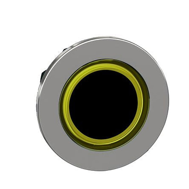 Schneider Electric ZB4 Series Yellow Spring Return Push Button Head, 30 mm Cutout, IP67, IP69K, IP66