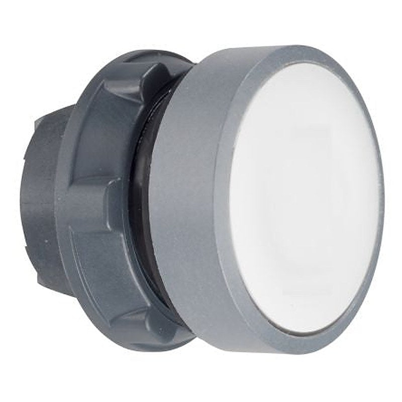 Schneider Electric Harmony Series White Spring Return Push Button Head, 22 mm Cutout, IP66, IP67