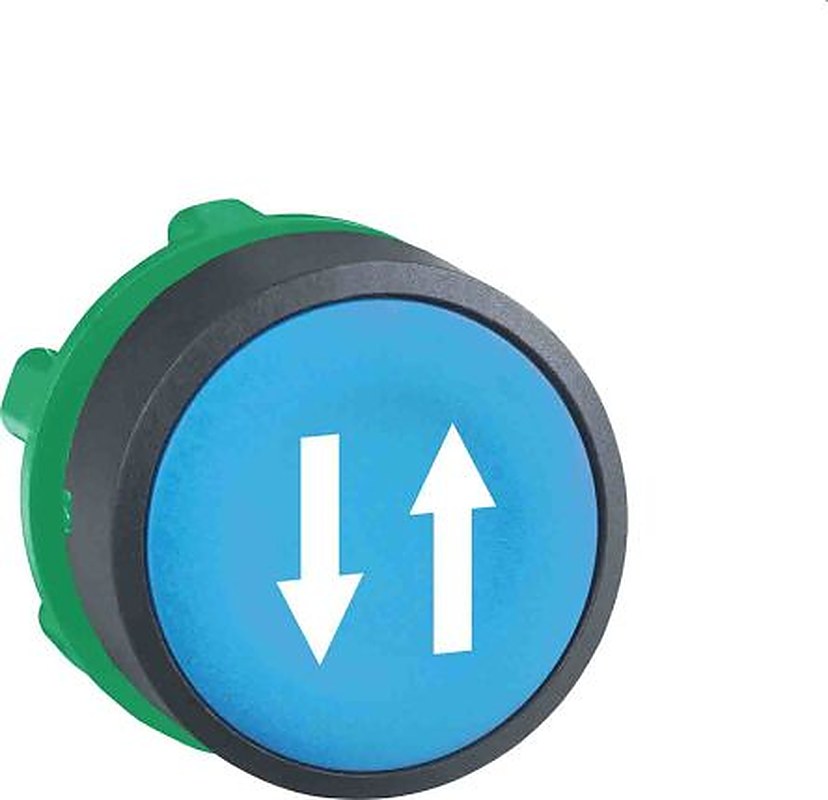 Schneider Electric Harmony Series Blue Spring Return Push Button Head, 22 mm Cutout, IP66, IP67, IP69K