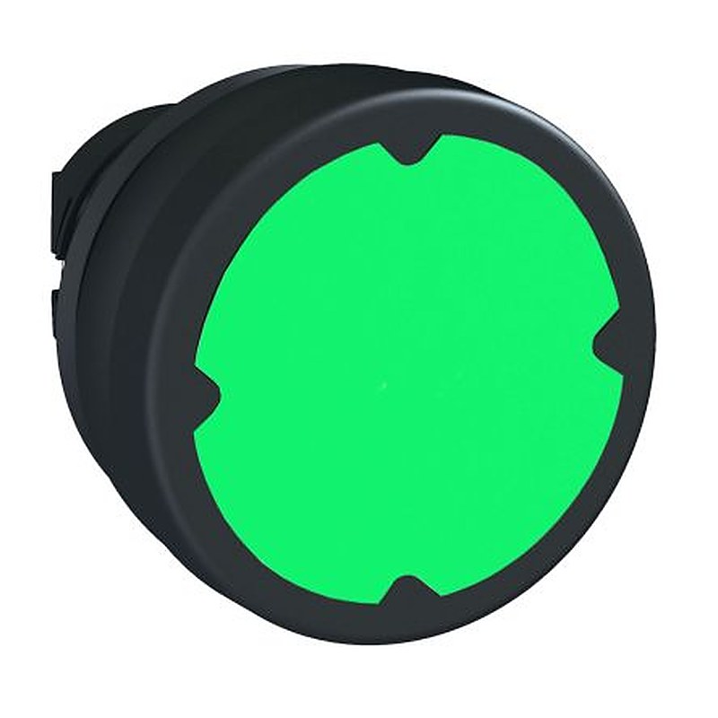 Schneider Electric ZB5 Series Green Spring Return Push Button Head, 22 mm Cutout, IP66, IP67, IP69K