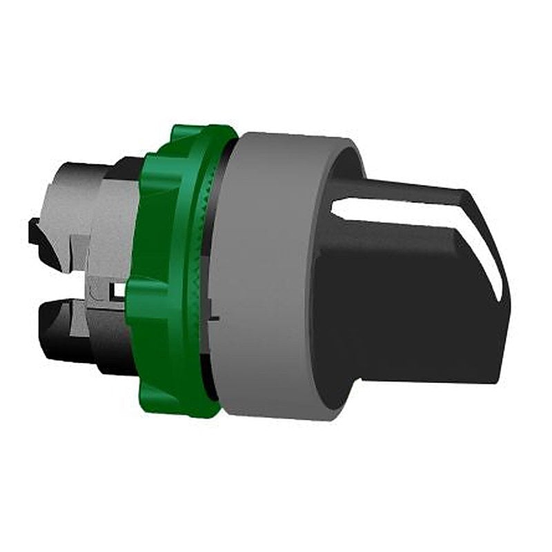 Schneider Electric Harmony Series 3 Position Selector Switch Head, 22 mm Cutout, Black Handle, IP67