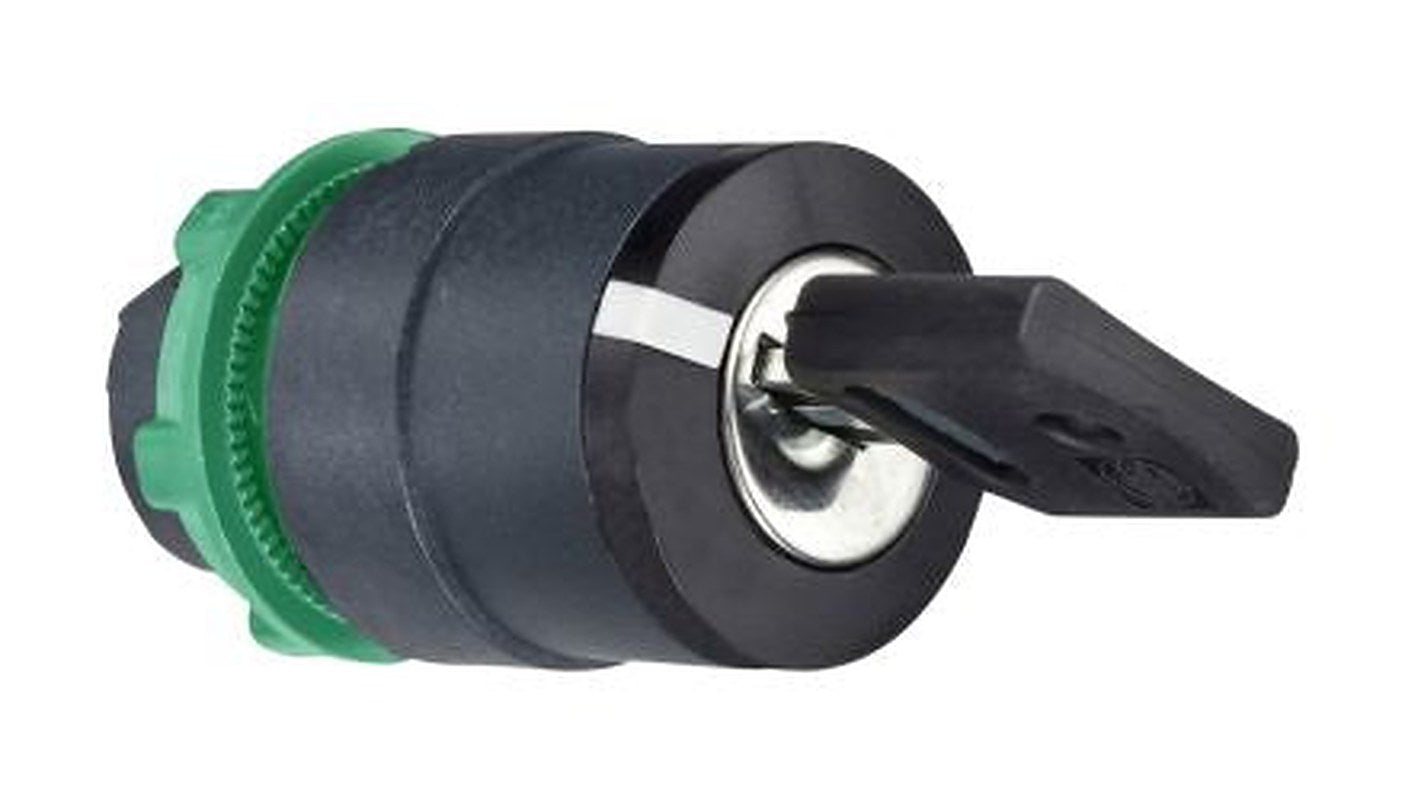 Schneider Electric Harmony XB5 2-position Key Switch Head, Latching, 22 mm Cutout
