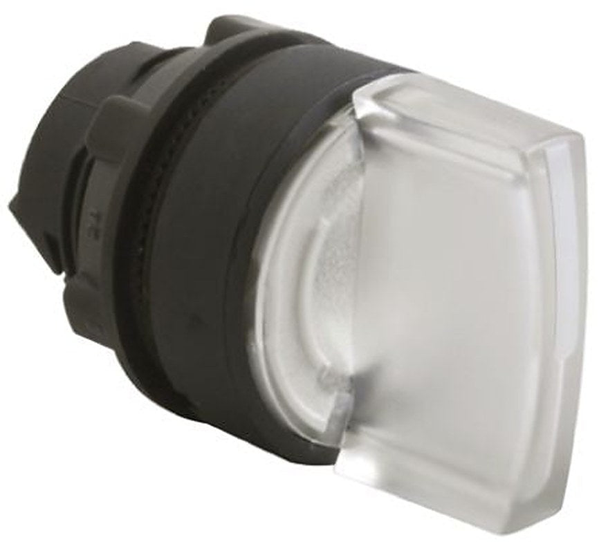 Schneider Electric Harmony Series 3 Position Illuminated Selector Switch Head, 22 mm Cutout, White Handle, IP65