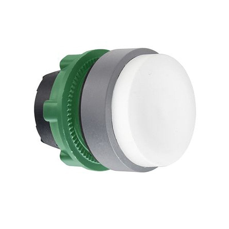 Schneider Electric ZB5AL1 Series White Spring Return Push Button Head, 22 mm Cutout, IP66, IP67