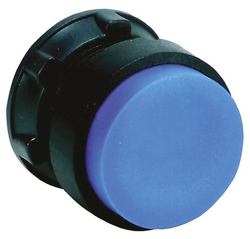 Schneider Electric Harmony XB5 Series Blue Spring Return Push Button Head, 22 mm Cutout, IP66, IP67, IP69K