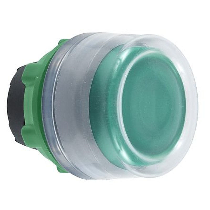 Schneider Electric ZB5 Series Green Spring Return Push Button Switch, 22 mm Cutout, IP67, IP66