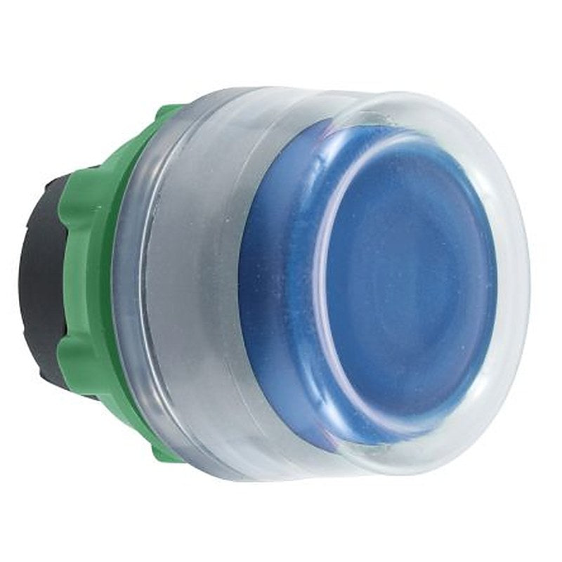 Schneider Electric ZB5 Series Blue Spring Return Push Button Switch, 0.9 mm Cutout, IP67, IP66