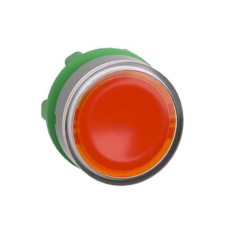 Schneider Electric Harmony Series Orange Spring Return Push Button Head, 22 mm Cutout, IP66, IP67