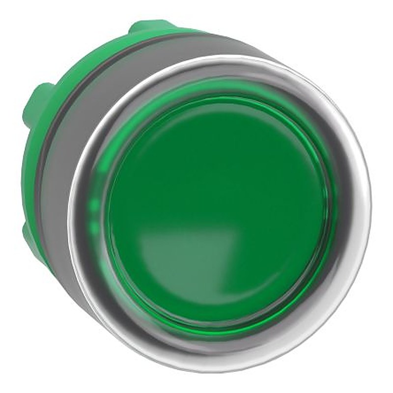 Schneider Electric Harmony Series Green Spring Return Push Button Head, 22 mm Cutout, IP66, IP67