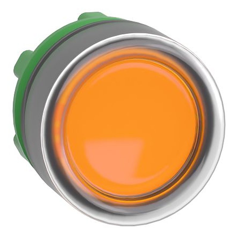 Schneider Electric Harmony Series Orange Spring Return Push Button Head, 22 mm Cutout, IP66, IP67
