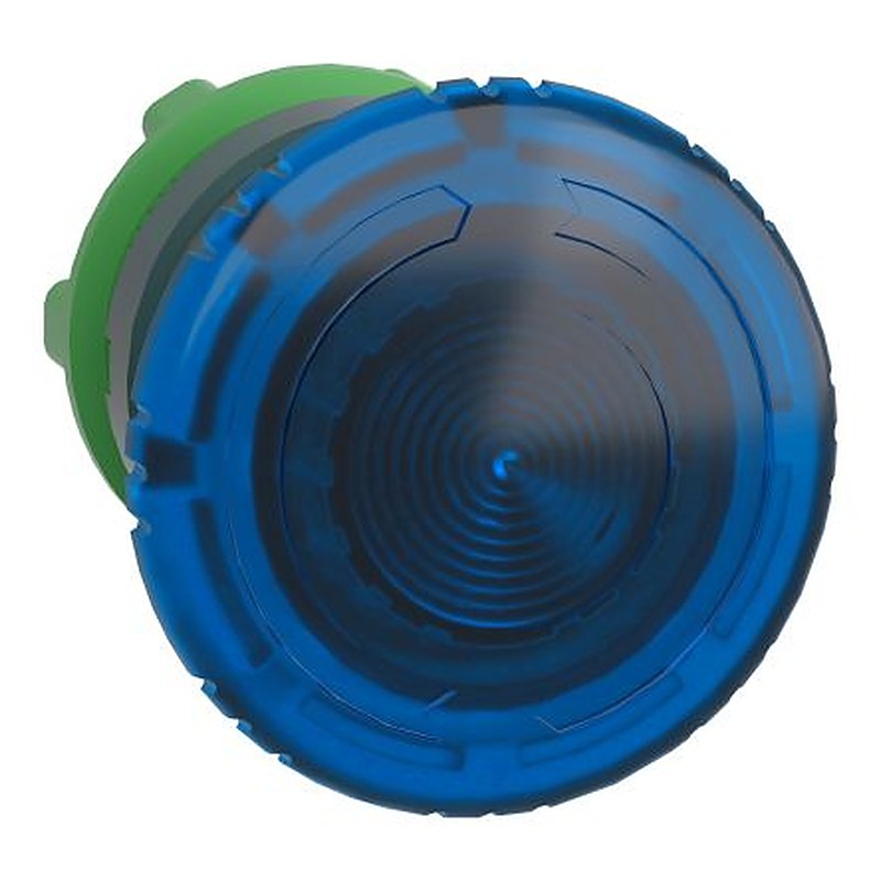 Schneider Electric Harmony Series Blue Latching Push Button Head, 22 mm Cutout, IP66, IP69K