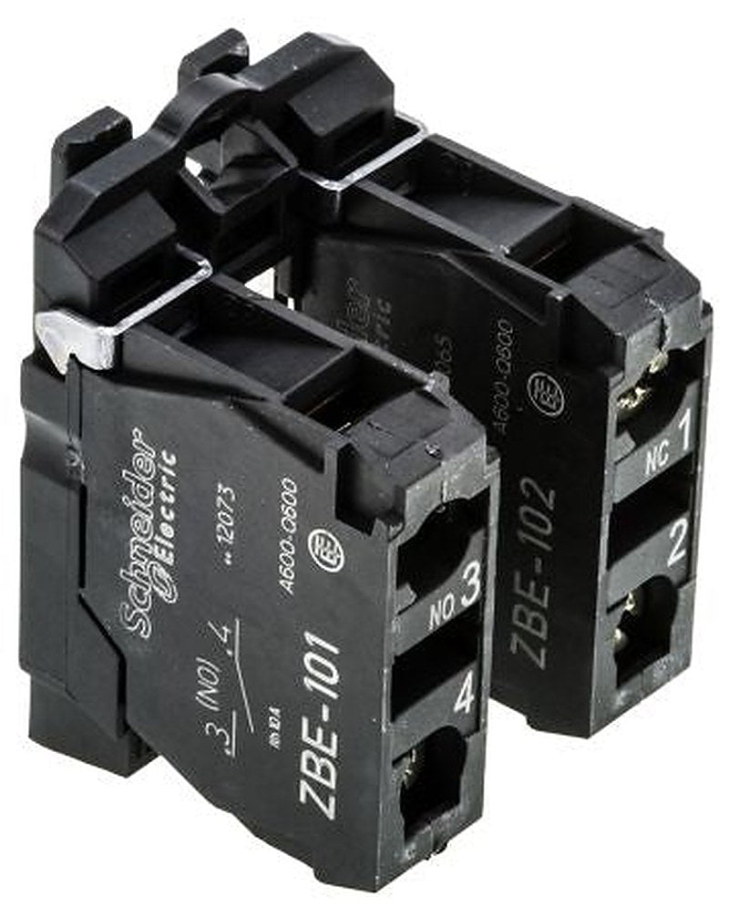 Schneider Electric Harmony Series Contact Block, 600V, 1 NO/1 NC