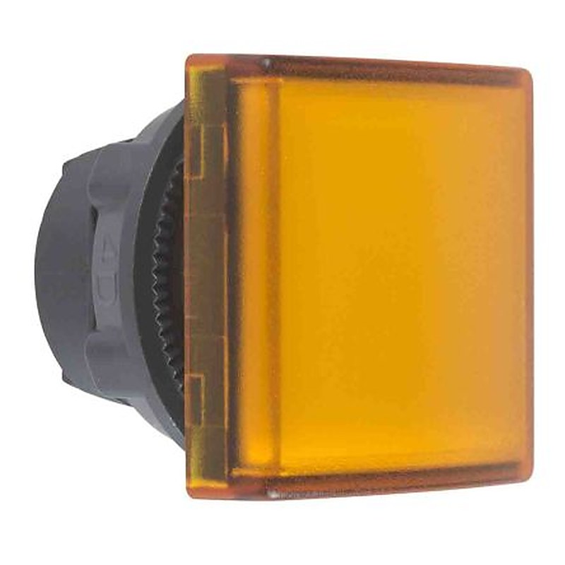 Schneider Electric Yellow Pilot Light Head, 22 mm Cutout Harmony Series