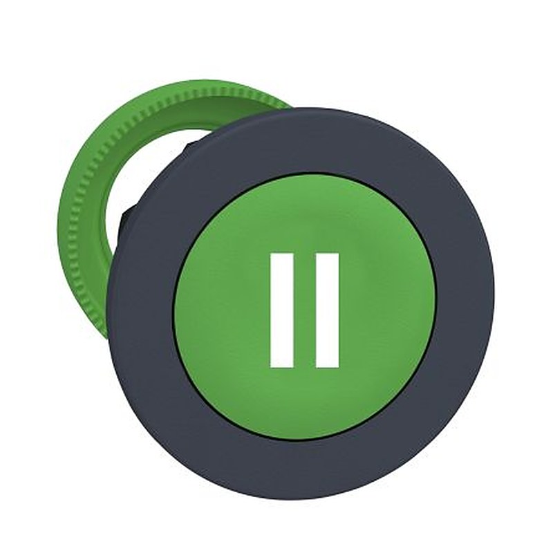Schneider Electric Harmony XB5 Series Green Momentary Push Button Head, 30 mm Cutout, IP67, IP66, IP69K