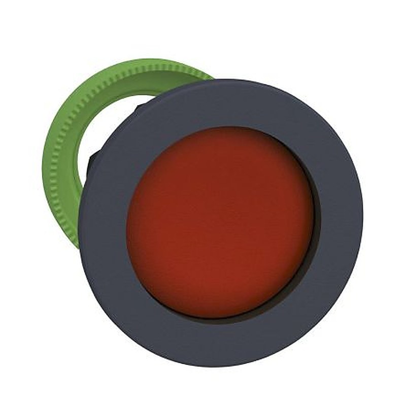 Schneider Electric Harmony ZB5 Series Red Momentary Push Button Head, 30 mm Cutout, IP69K, IP67, IP66