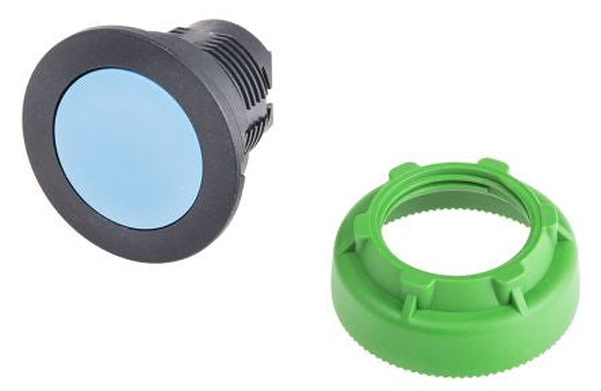Schneider Electric Harmony XB5 Series Blue Momentary Push Button Head, 30 mm Cutout, IP66, IP69K, IP67