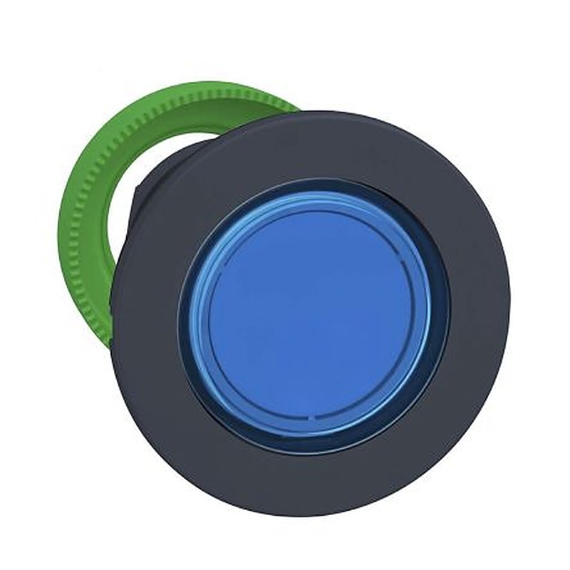 Schneider Electric Harmony XB5 Series Blue Momentary Push Button Head, 30 mm Cutout, IP69K, IP67, IP66
