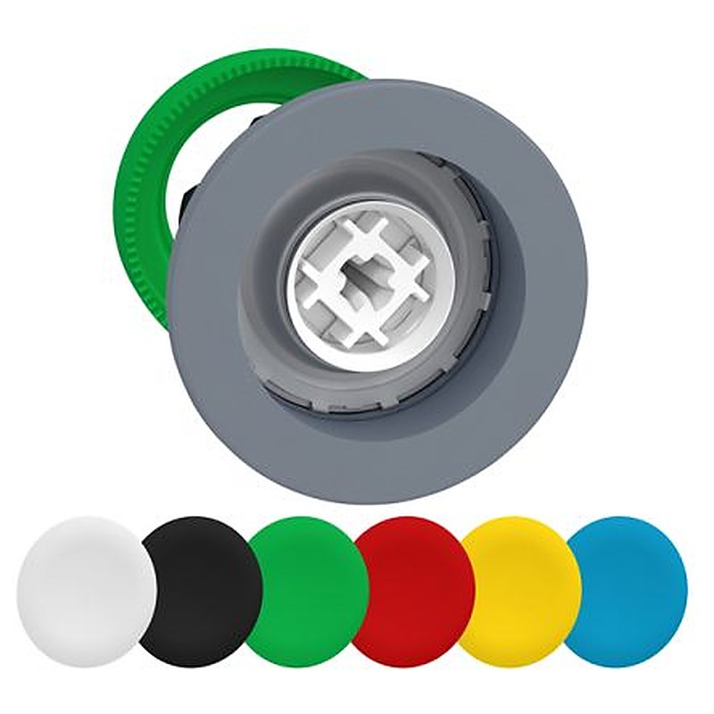 Schneider Electric ZB5F Series Push-in Push Button Head, 30.5 mm Cutout, IP66, IP67