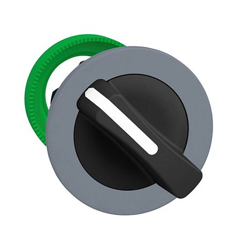 Schneider Electric ZB5FD2 Series 2 Position Selector Switch Head, 30 mm Cutout, IP67, IP66