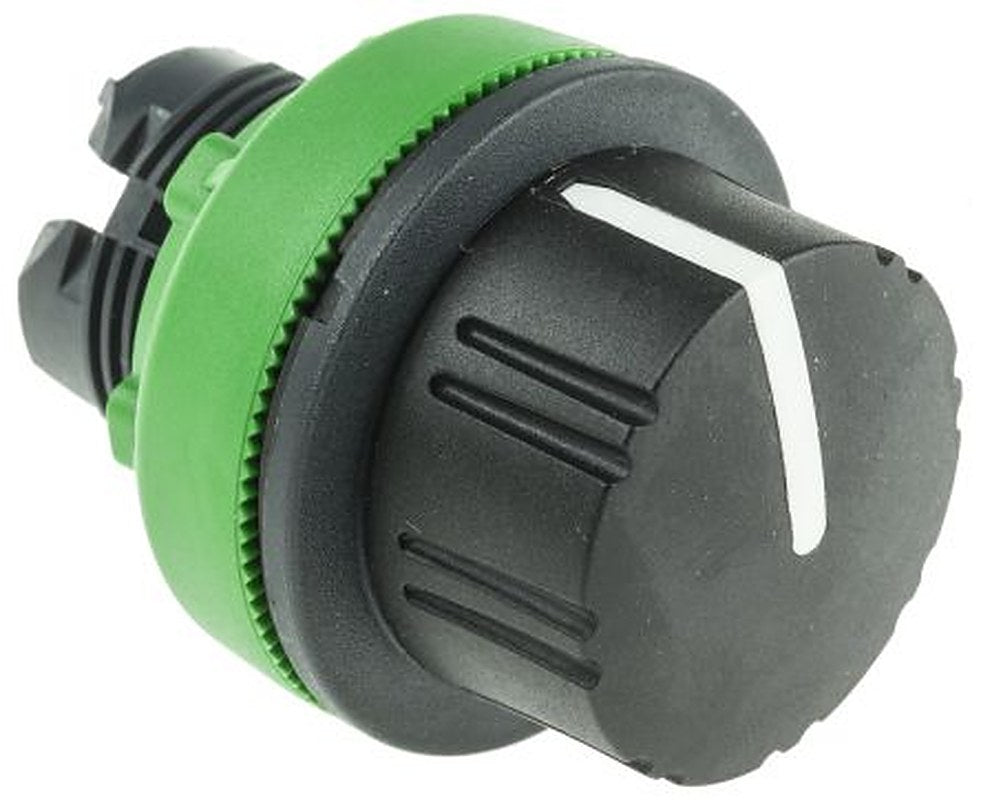 Schneider Electric Harmony XB5 Series 3 Position Selector Switch Head, 30 mm Cutout, Black Handle, IP67, IP69K, IP66