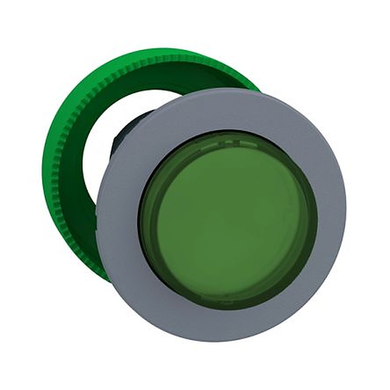 Schneider Electric Harmony XB5 Series Green Push Push Push Button Head, 30.5 mm Cutout, IP66, IP67