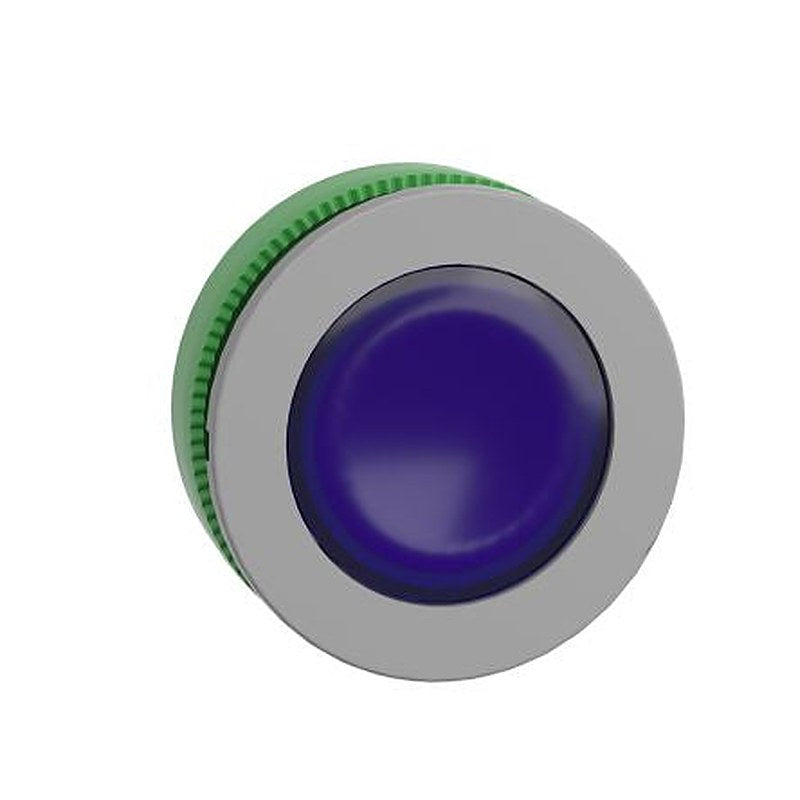 Schneider Electric Harmony Series Blue Spring Return Push Button Head, 30.5 mm Cutout, IP67, IP66