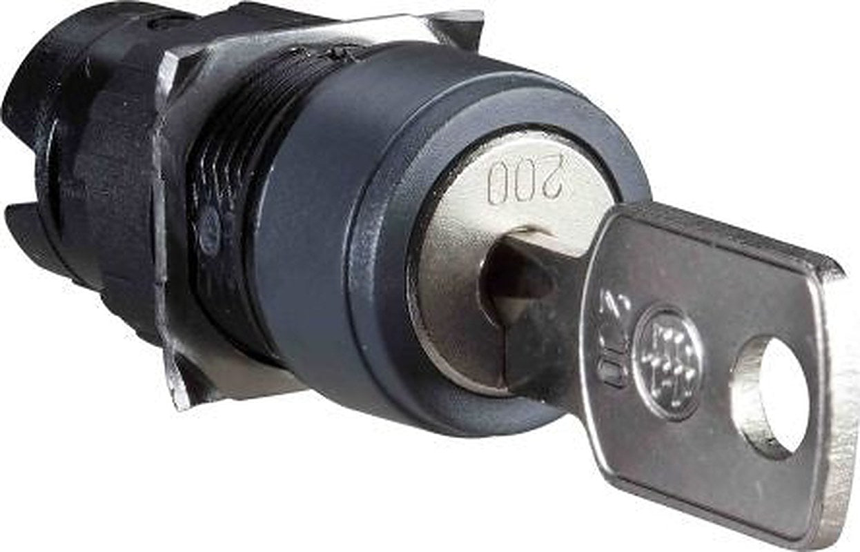 Schneider Electric Harmony 2-position Key Switch Head, Spring Return to Centre, 16 mm Cutout