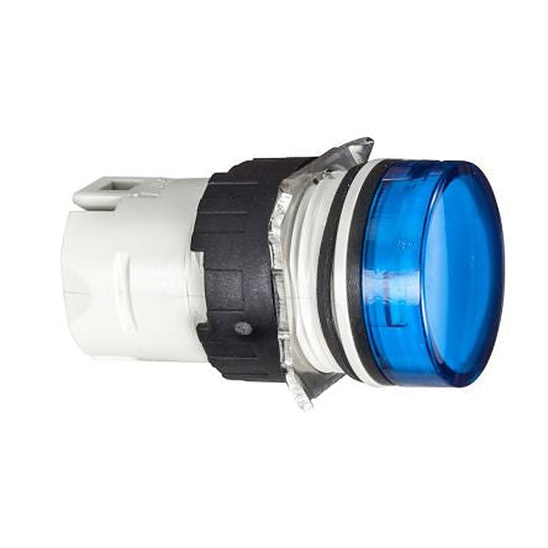 Schneider Electric, Harmony, Panel Mount Blue Incandescent Lamp Pilot Light Head, 16 mm Cutout, IP65, Round, 240V