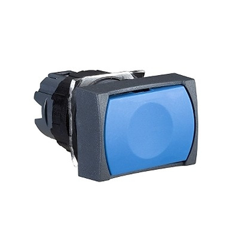 Schneider Electric Harmony XB6 Series Blue Push-On Push Button Head, 16 mm Cutout, IP65, RoHS