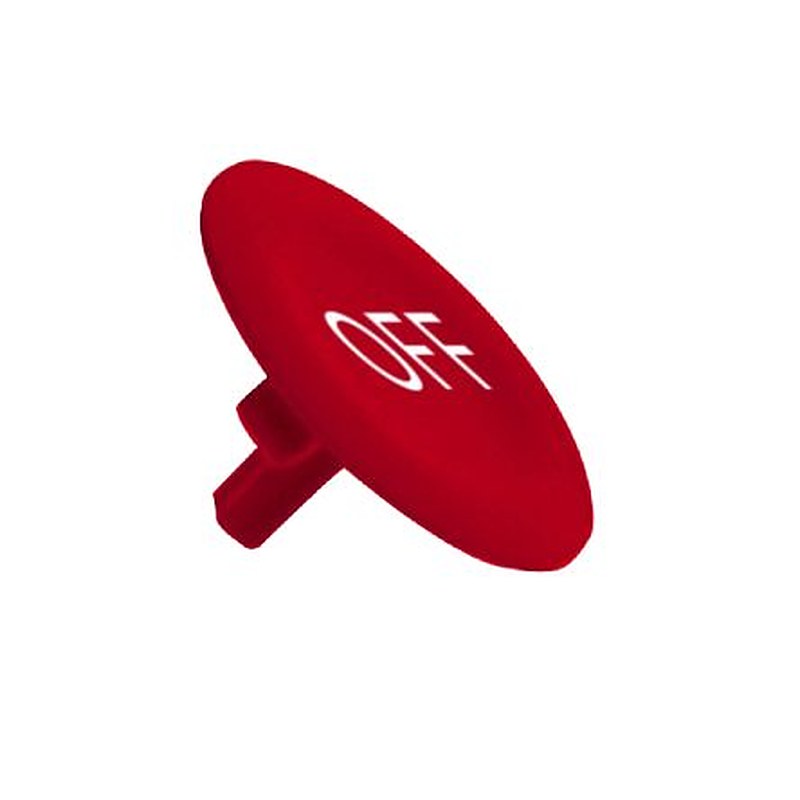 Schneider Electric ZBA Series Red Rotary Push Button Head, 22 mm Cutout