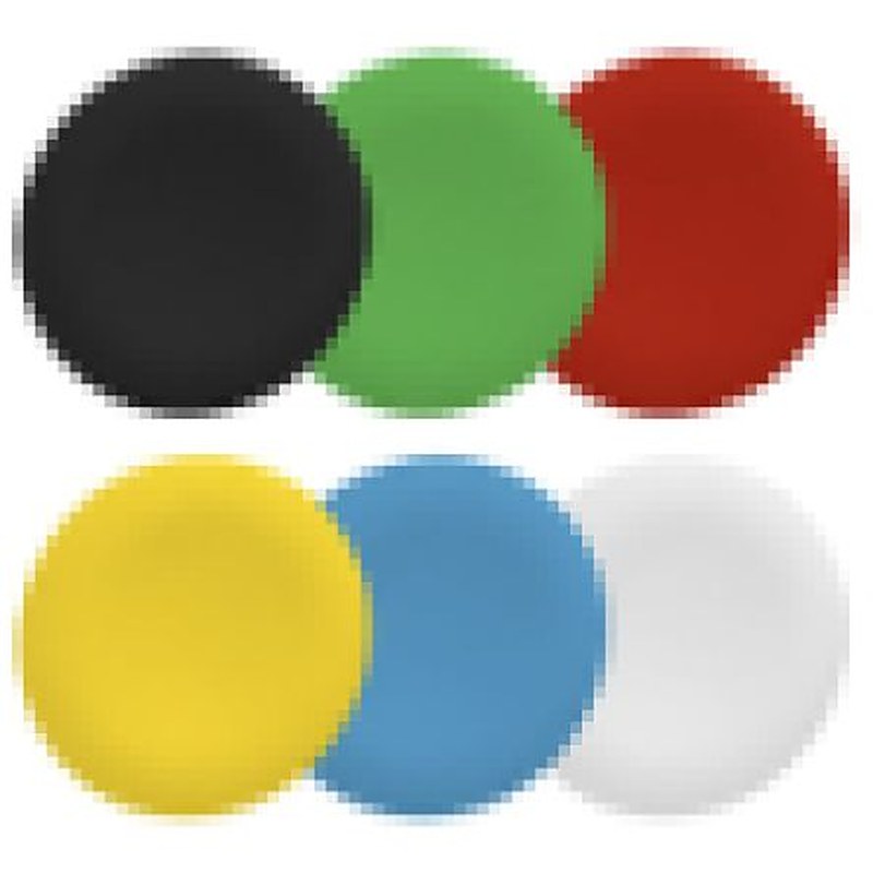 Schneider Electric Yellow, Black, Red, Green, White, Blue Push Button Cap for Use with Push Button Switches Series XAL /