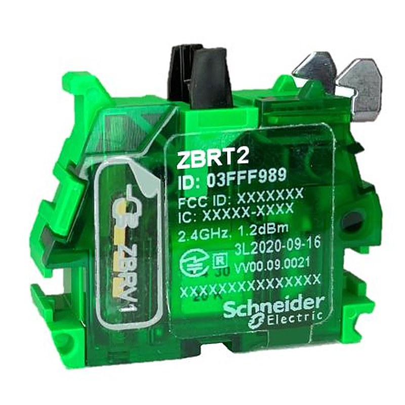 Schneider Electric Harmony XB Series Push Button Transmitter, Screw, 22 mm Cutout Black, IP30