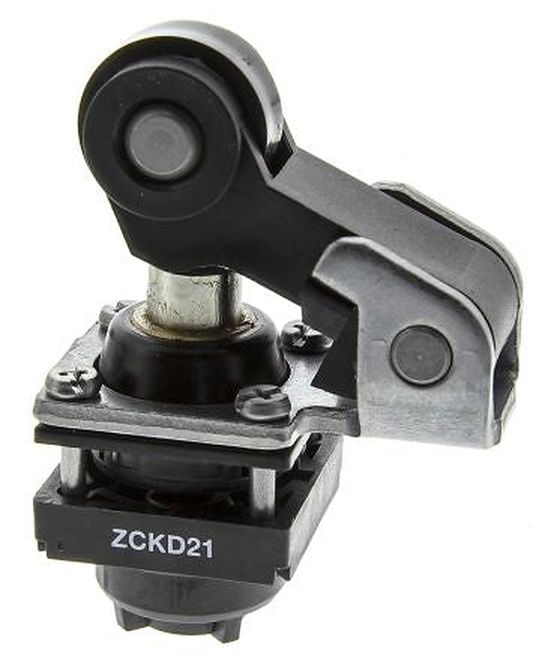 Telemecanique Sensors ZCKD Series Roller Lever Limit Switch, Plastic Housing