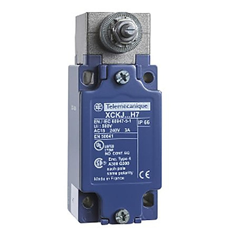 Telemecanique Sensors ZCKJ Series Rotary Head Limit Switch, 2P, IP66, Metal Housing, 240V ac, 3A