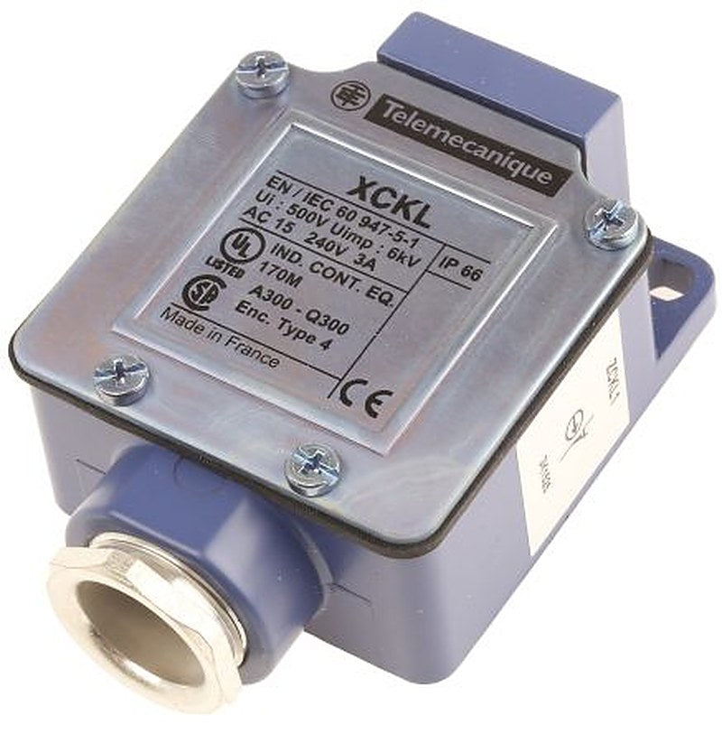 Telemecanique Sensors ZCKL Series Limit Switch, 1 NO/1 NC, IP65, Metal Housing, 240V ac, 3A