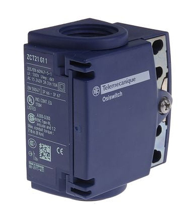 Telemecanique Sensors OsiSense XC Series Roller Lever Limit Switch, SPDT, IP67, IP66, Plastic Housing, 240V ac, 1.5A
