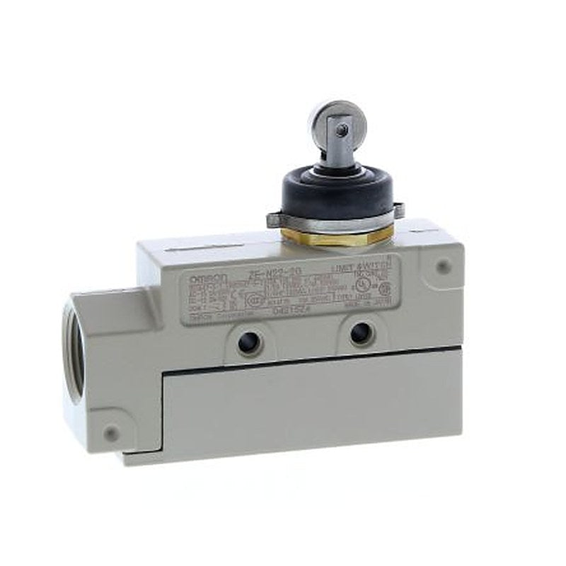 Omron Roller Plunger Limit Switch, SPDT, IP65, Metal Housing, 250V ac, 15A