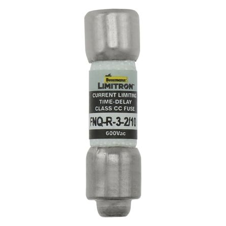 Eaton 3.2A T Melamine Cartridge Fuse, 1.5 x 0.41 in