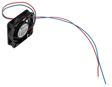 ebm-papst 400 F Series Axial Fan, 5V dc, 8 m³/h, 700 mW, 140 μA Max 40 mm 10mm 10 mm