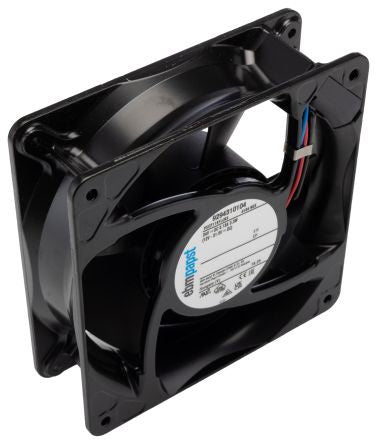 ebm-papst 4100 N Series Axial Fan, 24V dc, 160 m³/h, 3.3 W, IP68 119 mm 119mm 38 mm