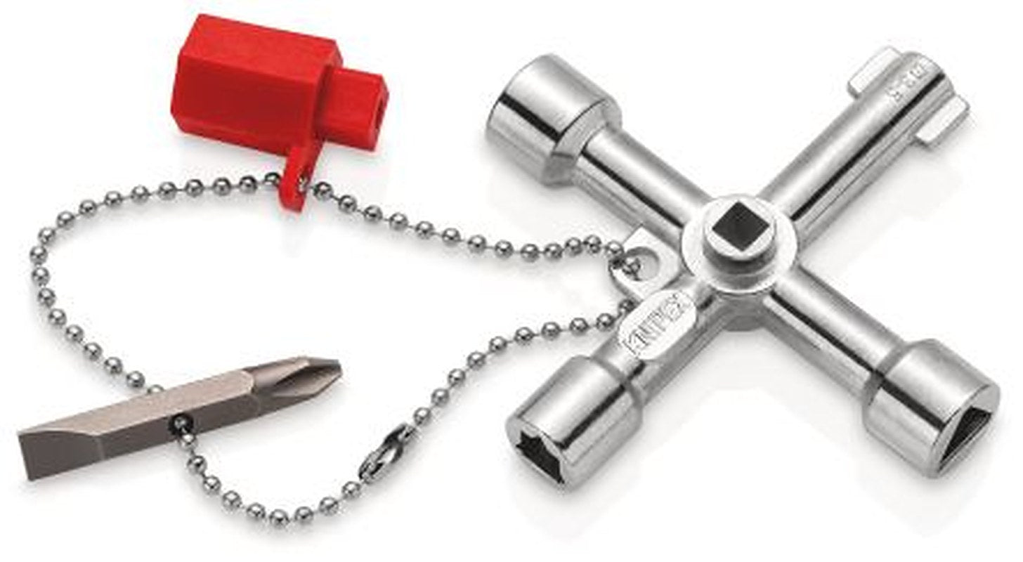 Knipex Die Cast Zinc 7-way Control Cabinet Key