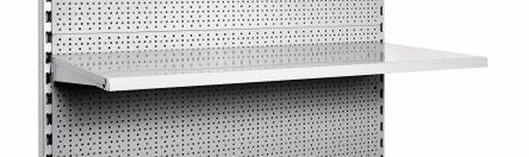 Knipex Silver 1 Shelf Steel Shelving System, 34 mm x 470mm, 34 mm