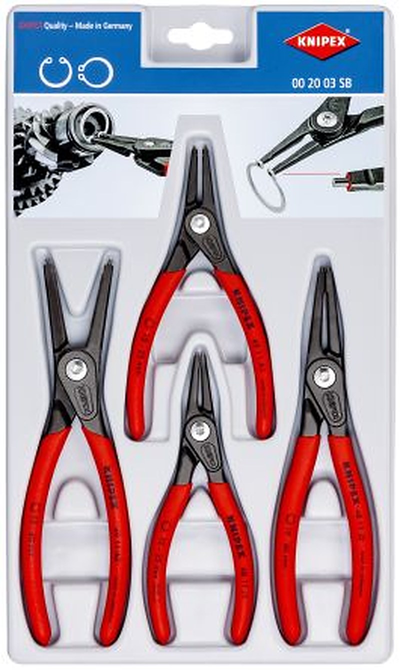 Knipex 4-Piece Circlip Plier Set Circlip Plier Set