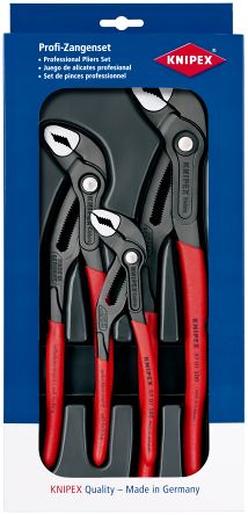 Knipex Cobra® 3-Piece Plier Water Pump Plier Set