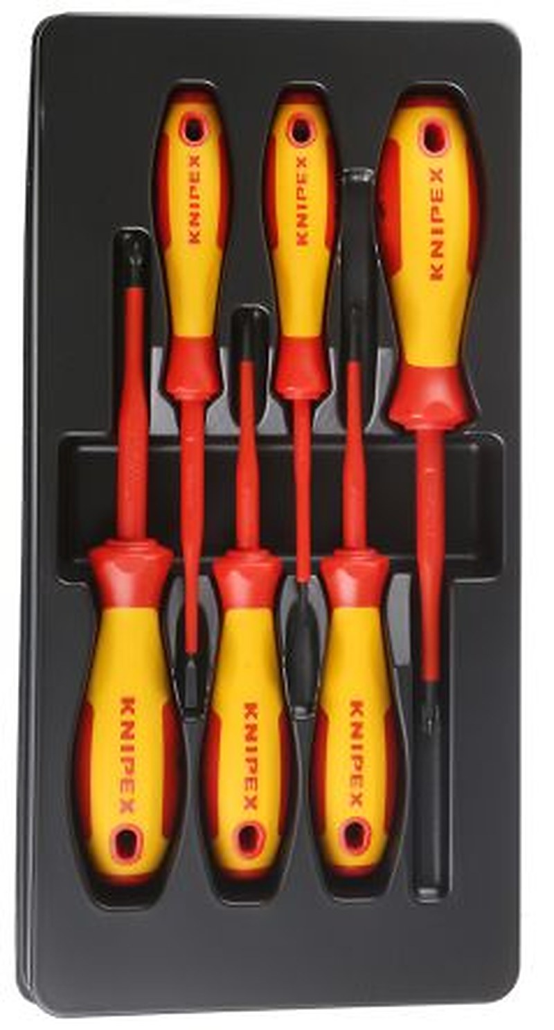 Knipex Phillips, Pozidriv, Slotted Insulated, 6-Piece