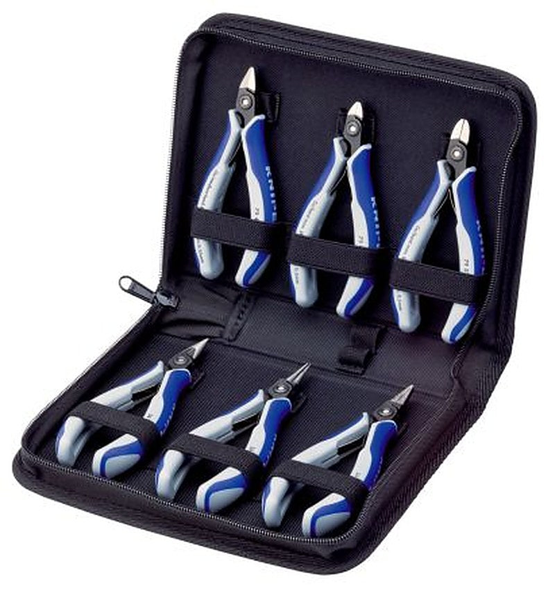 Knipex 6-Piece Electronic Plier Case Plier Set