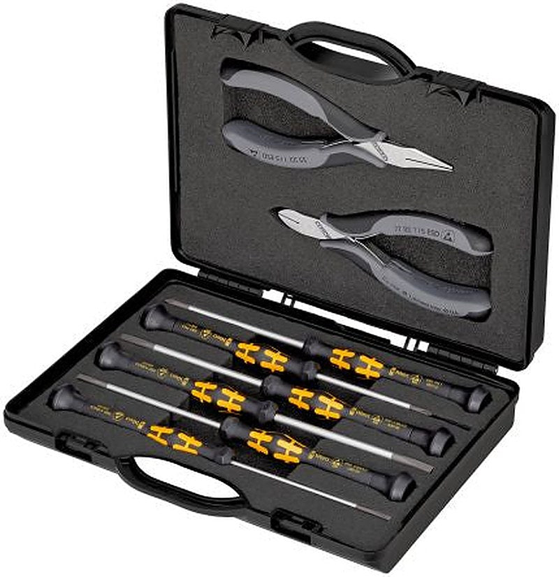 Knipex 8 Piece Plier Tool Kit Tool Case with Case