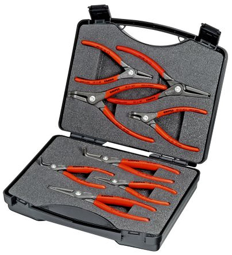 Knipex 8-Piece Straight Nose Circlip Plier Circlip Plier Set